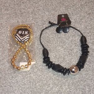 Black and Gold Jewelry Set